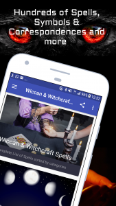 اسکرین شات 1 برنامه Wiccan and Witchcraft Spells