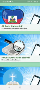 اسکرین شات 1 برنامه Haiti Radio - All Haiti Radios