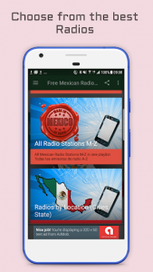 اسکرین شات برنامه Mexican Radio Stations - Music & News 1