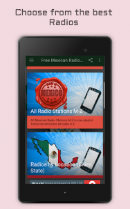 اسکرین شات برنامه Mexican Radio Stations - Music & News 6