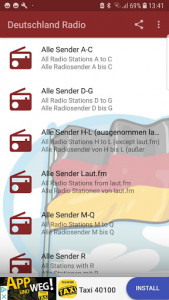 اسکرین شات برنامه German Radio Music & News 1