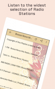 اسکرین شات برنامه Bossa Nova Music Radio 5