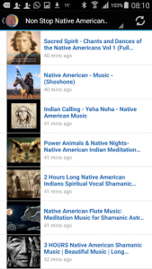 اسکرین شات برنامه Native American Radio Stations 5