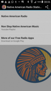 اسکرین شات برنامه Native American Radio Stations 1