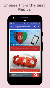 اسکرین شات برنامه Afghanistan Radio Stations 1