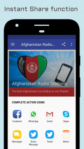 اسکرین شات برنامه Afghanistan Radio Stations 4