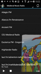 اسکرین شات برنامه Medieval Music Radio 2