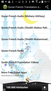 اسکرین شات 1 برنامه Quran French Translation MP3