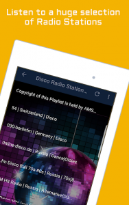 اسکرین شات برنامه Disco Music Radio Stations 6