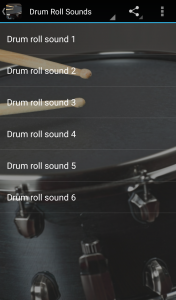 اسکرین شات برنامه Drum Roll Sounds 1