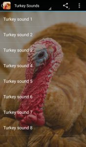 اسکرین شات برنامه Turkey Sounds 1