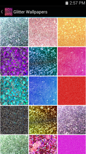 اسکرین شات برنامه Glitter Wallpapers 1