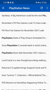 اسکرین شات برنامه News & More For PlayStation 2