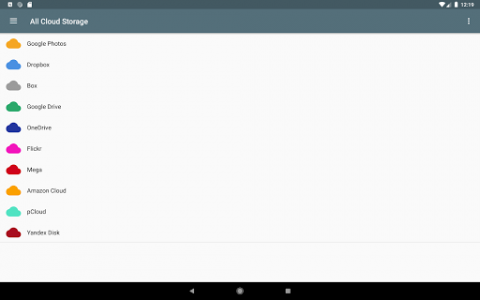 اسکرین شات برنامه All Online Cloud Storage 5