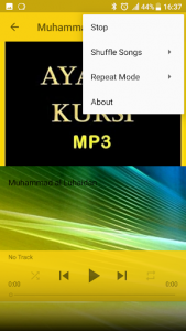 اسکرین شات برنامه Ayatul Kursi MP3 4