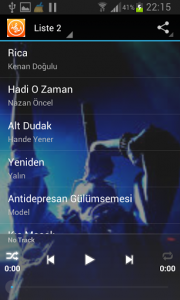 اسکرین شات برنامه Turkish Music Top 50 4