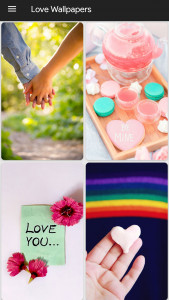 اسکرین شات 1 برنامه Love Wallpapers
