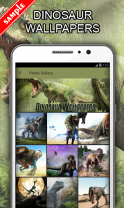 اسکرین شات برنامه Dinosaur Wallpapers 1