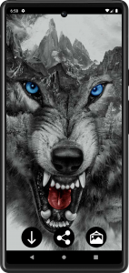 اسکرین شات برنامه Wolf Wallpapers 1