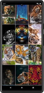 اسکرین شات برنامه Tiger Wallpapers | Cool tigers 4