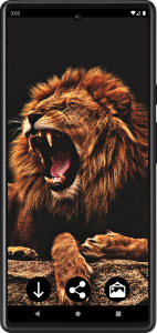 اسکرین شات برنامه Lion Wallpapers 1