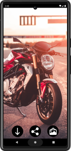 اسکرین شات برنامه Motorcycle Wallpapers 3