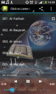 اسکرین شات برنامه Quran Hindi Translation MP3 2