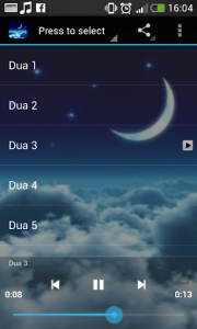 اسکرین شات برنامه Dua Islamic Ringtone 7