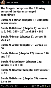 اسکرین شات برنامه Ruqyah Shariah Full MP3 4