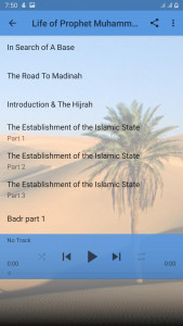 اسکرین شات برنامه Life of Prophet Muhammad Audio 4
