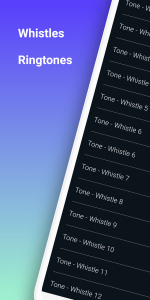 اسکرین شات برنامه Whistle Ringtones 1
