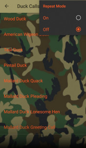 اسکرین شات برنامه Duck Hunting Calls 5