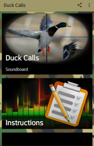 اسکرین شات برنامه Duck Hunting Calls 1