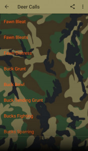 اسکرین شات 5 برنامه Deer Hunting Calls Soundboard