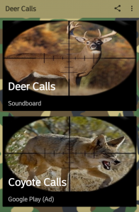 اسکرین شات 1 برنامه Deer Hunting Calls Soundboard