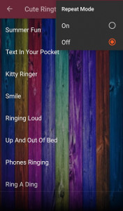 اسکرین شات برنامه Cute Ringtones 4