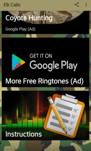 اسکرین شات 4 برنامه Elk Hunting Calls