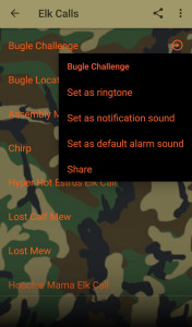 اسکرین شات 6 برنامه Elk Hunting Calls