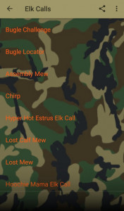 اسکرین شات برنامه Elk Hunting Calls 5