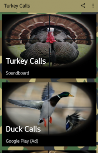 اسکرین شات برنامه Turkey Hunting Calls 1