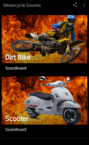 اسکرین شات برنامه Motorcycle Sounds 2