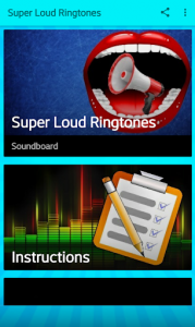 اسکرین شات برنامه Super Loud Ringtones 1