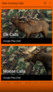 اسکرین شات برنامه Deer Hunting Calls Soundboard 3