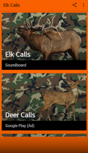 اسکرین شات برنامه Elk Hunting Calls 1