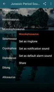 اسکرین شات برنامه Dinosaur Sounds 6