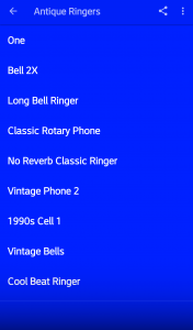 اسکرین شات برنامه Antique Telephone Ringtones 3