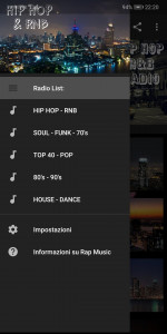 اسکرین شات برنامه Rap music radio 8