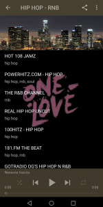 اسکرین شات برنامه Rap music radio 3