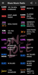 اسکرین شات برنامه Blues music radio 6