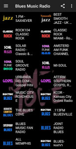 اسکرین شات برنامه Blues music radio 7
